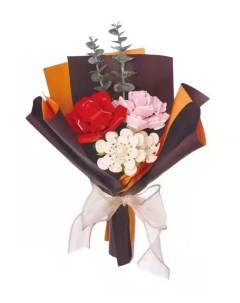 Конструктор букет цветов Plante Розы и Жасмин JK2688 100 деталей Jaki