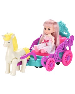 Кукла в карете с аксессуарами музыкальные и звуковые эффекты 0817C 1 Msn toys