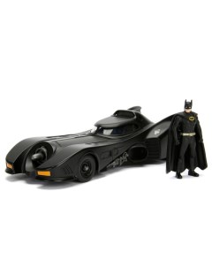 Игровой набор Транспорт Бэтман Бэтман с скоростным Бэтмобилем 15 см Jada toys