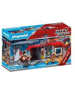 Конструктор Мобильная пожарная станция Take Along Fire Station арт 71193 Playmobil