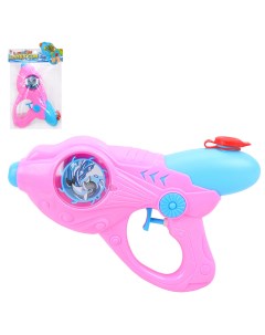 Водный пистолет игрушечный розовый свет объем резервуара 180 мл JB0210835 Mzd toys