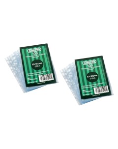 Прозрачные протекторы CCG L для настольных игр 67x102 мм 2 пачки Card-pro
