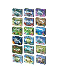 Настольные игры Мемо Все выпущенные игры Мемо 18 наборов для всей семьи Нескучные игры