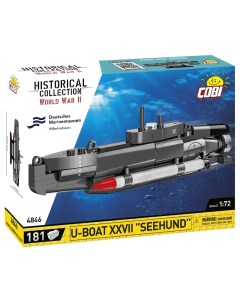 Конструктор Подводная лодка XXVII Seehun арт 4846 Cobi