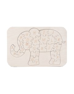 Пазл алфавит Слоник Большой слон
