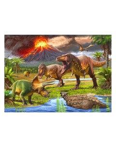 Пазл Мир динозавров 15 160 элементов Рыжий кот