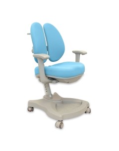 Растущее детское кресло с подлокотником и подставкой для ног Vetro Blue Fundesk