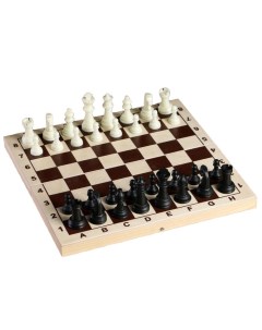 Фигуры шахматные пластиковые король h 6 2 см пешка 3 5см 4339337 Nobrand