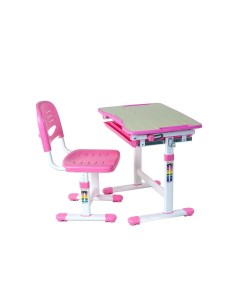 Парта со стулом Fun Desk PICCOLINO Pink розовый Fundesk