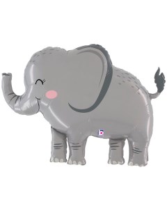 Шар фольгированный 44 Фигура Слоненок 1 шт 25207 Grabo