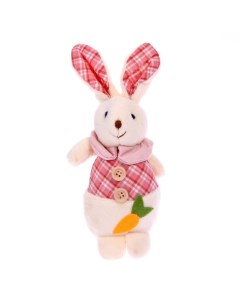 Мягкая игрушка Кролик с морковкой цвета МИКС Nobrand