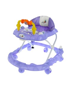 Ходунки Веселые друзья 6 больш колес муз игрушки фиолетовый Alis