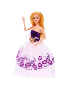 Кукла модель шарнирная Лиза в платье МИКС 5798530W Nobrand