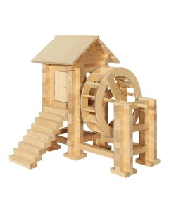 Конструктор деревянный Водяная мельница Пелси