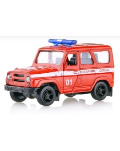 Модель автомобиля Play Smart Внедорожник Пожарная охрана инерционная 1 50 6401D Playsmart