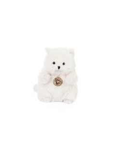 Мягкая игрушка Толстый кот 26 см белый Lapkin