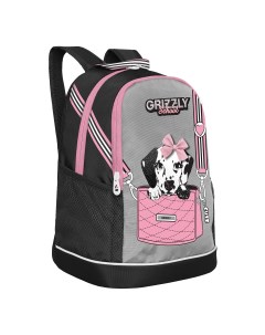 Рюкзак школьный для девочки RG 363 2 1 розовый Grizzly
