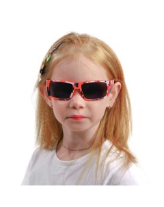 Очки солнцезащитные детские UV400 линза 3 8х5 5 см ширина 12 см дужка 13 см микс Мастер к.