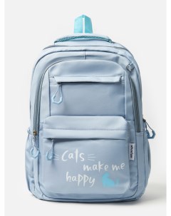 Рюкзак школьный Cats 44х18х29 см цвет голубой 1 шт Yiwu xflot supply chain