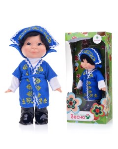 Кукла Веснушка в казахском костюме мальчик Весна