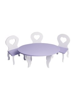 Набор мебели для кукол Шик Мини цвет белый фиолетовый Paremo