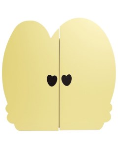 Кукольный шкаф Мини цвет нежно желтый Paremo