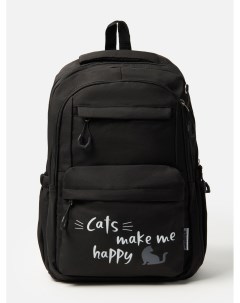 Рюкзак школьный Cats 44х18х29 см цвет черный 1 шт Yiwu xflot supply chain