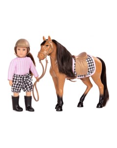 Кукла 15 см Селия наездница с лошадью L31183 Лори