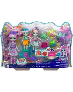 Кукла Enchantimals Семья Тинсли Черепаши HCF95 Mattel
