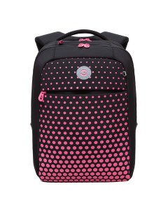 Рюкзак школьный для девочки RD 344 1 1 черный розовый Grizzly