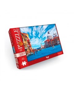 Пазлы картонные Великий канал Венеция 380 элементов Danko toys