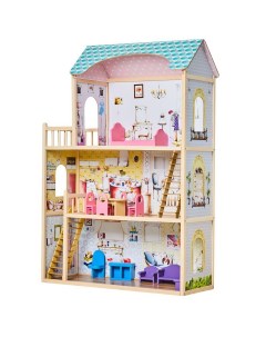 Деревянный кукольный домик с мебелью Алина Sunnywoods
