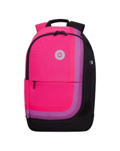 Рюкзак школьный для девочки RD 345 1 женский городской 3 розовый черный Grizzly