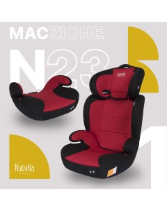 Автокресло бустер Maczione N23 1 группа 2 3 15 36 кг Rosso Красный Nuovita