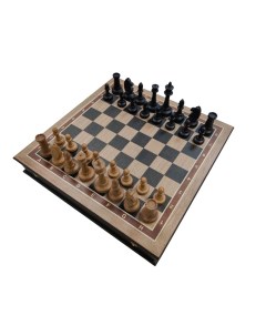 Шахматы подарочные в дубовом ларце с фигурами Стаунтон dnlasr03 Lavochkashop