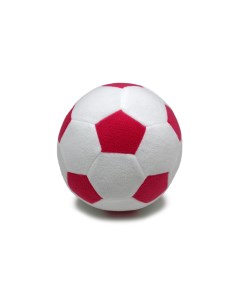 Детский мяч F 100 WP Мяч мягкий цвет бело розовый 23 см Magic bear toys