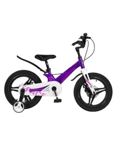 Детский двухколесный велосипед Space 16 Делюкс Фиолетовый Maxiscoo