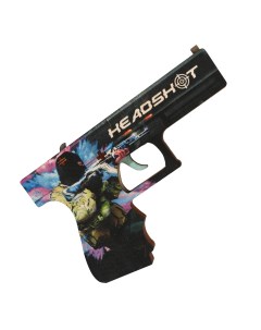 Деревянный Пистолет игрушечный Headshot 20х13 см 7887231 Sima-land