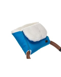 Муфта меховая для коляски Vichingo Bianco цвет морской Nuovita