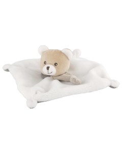 Развивающая игрушка комфортер Медвежонок Doudou с одеяльцем Chicco