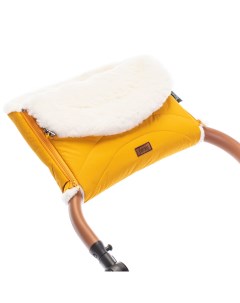 Муфта меховая для коляски Tundra Bianco цвет медовый Nuovita