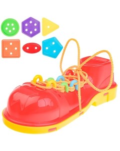 Развивающая игрушка Красный ботинок с пуговками 6 элементов Knopa