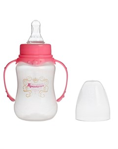 Бутылочка для кормления Принцесса 150 мл от 0 мес розовый Mum&baby