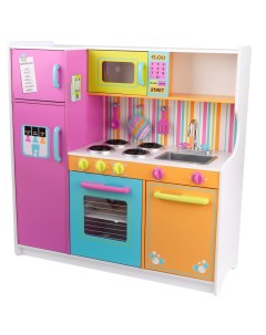 Большая детская игровая кухня Делюкс Deluxe Big Bright Kitchen Kidkraft