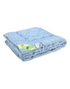 Одеяло детское 110х140 см голубое Alvitek