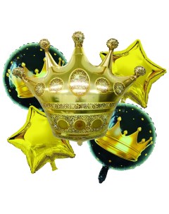 Букет из шаров Король вечеринки фольга набор из 5 шт Sima-land
