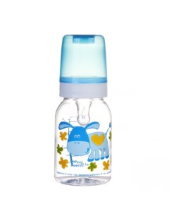 Бутылочка Canpol Cheerful animals бирюзовая тритановая с силиконовой соской 120 мл 3м Canpol babies