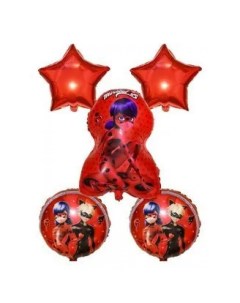 Набор фольгированных воздушных шаров Леди Баг и Супер кот Magic balloon