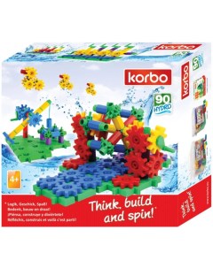 Пластиковый конструктор для детей 90 Hydro 90 деталей Korbo