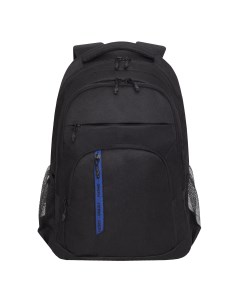 Рюкзак школьный для мальчика RU 336 1 1 черный синий Grizzly